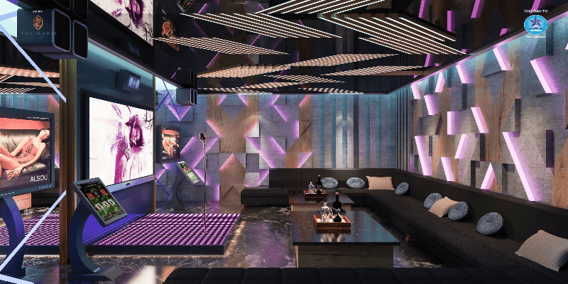 Không gian giải trí sôi động đầy màu sắc