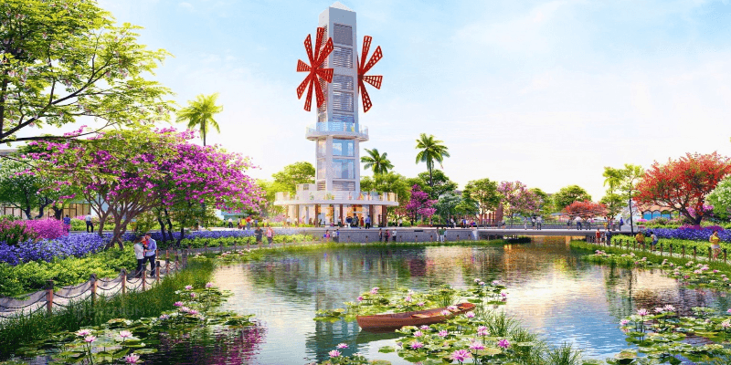 Phối cảnh tiện ích cối xay gió