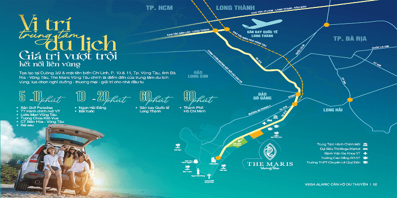 The Maris Vũng tàu, vị trí giao thoa với thiên nhiên