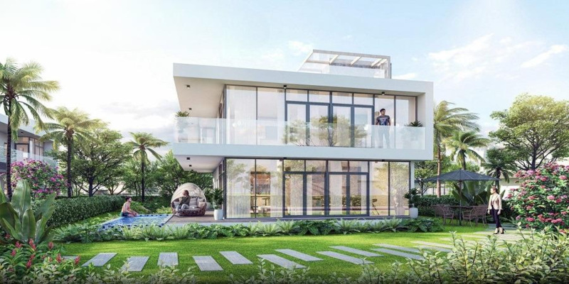 Villa The Maris sở hữu thiết kế kính cường lực tràn viền, mang đến cho không gian sống của bạn cảnh biển tuyệt đẹp ngay trong tầm mắt.