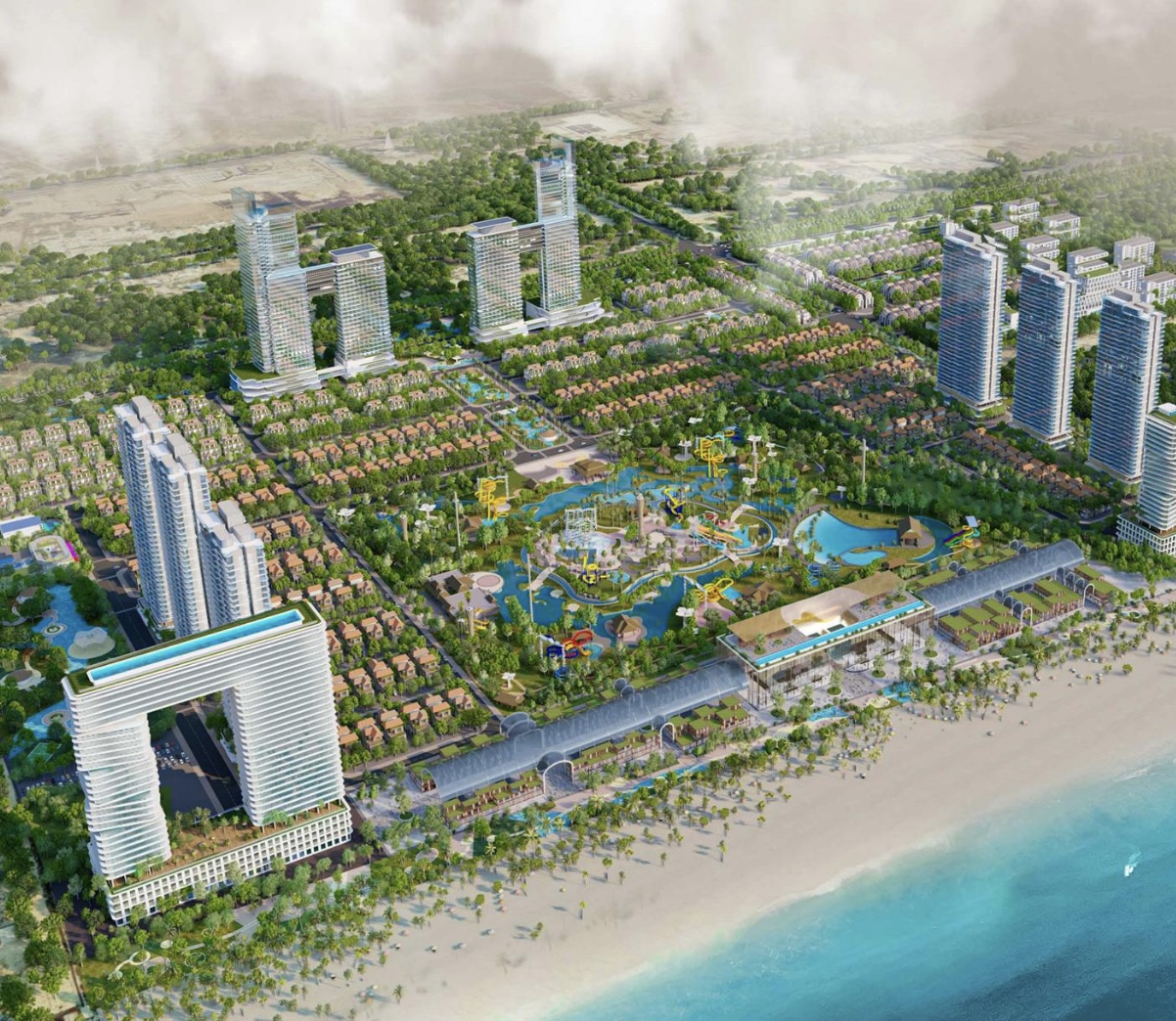 Phối cảnh Khu đô thị đường 3/2.