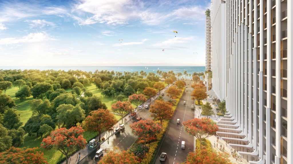 8 công viên cảnh quan và 3 đại lộ hoa được bố trí tại Blanca City. Ảnh: Sun Property