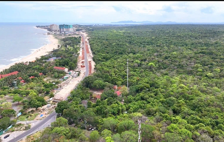 Quy mô 6 làn xe cao tốc Hồ Tràm - Long Thành