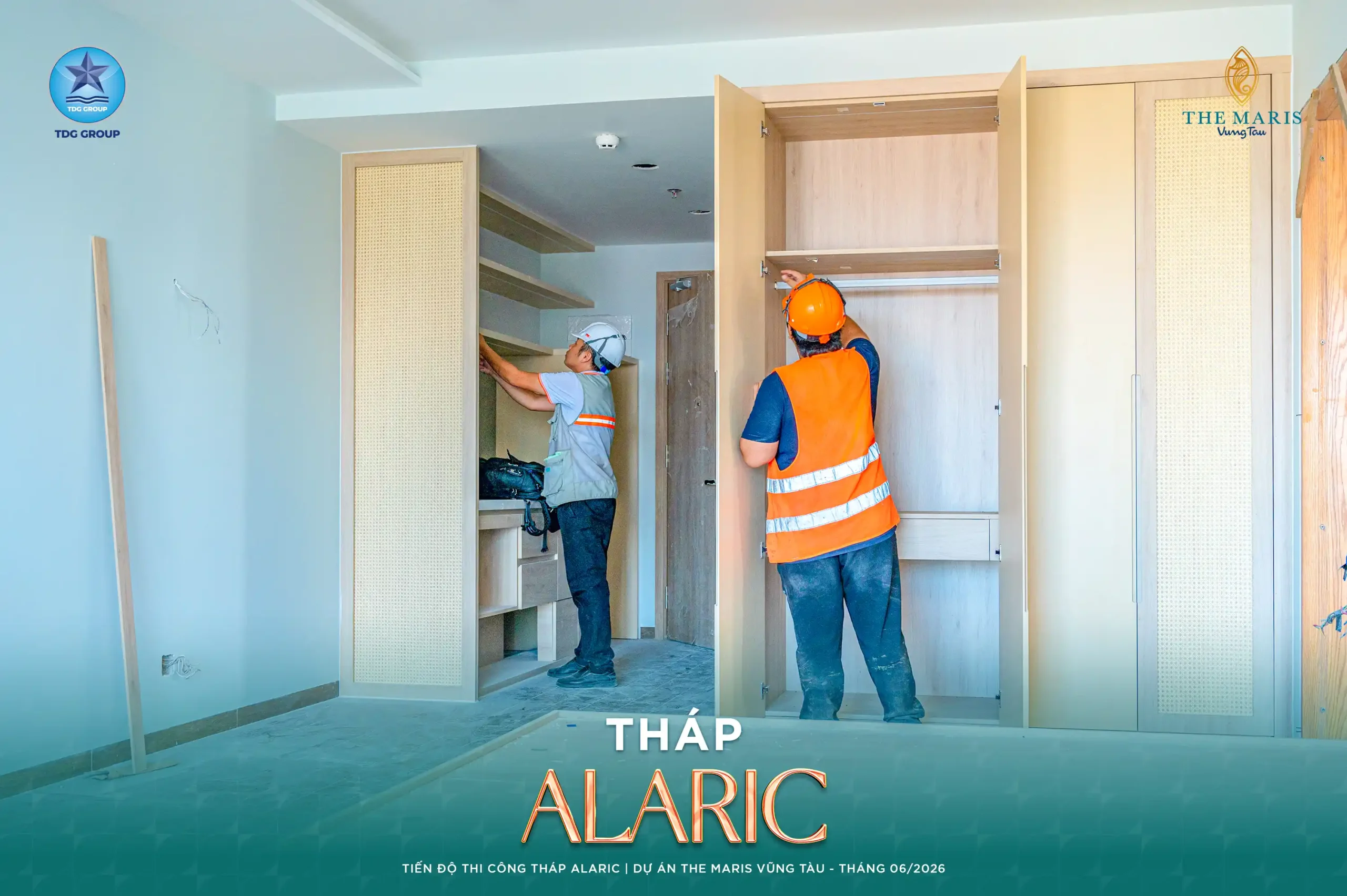 Tháp Polaris The Maris đang hoàn thiện tô ngoài