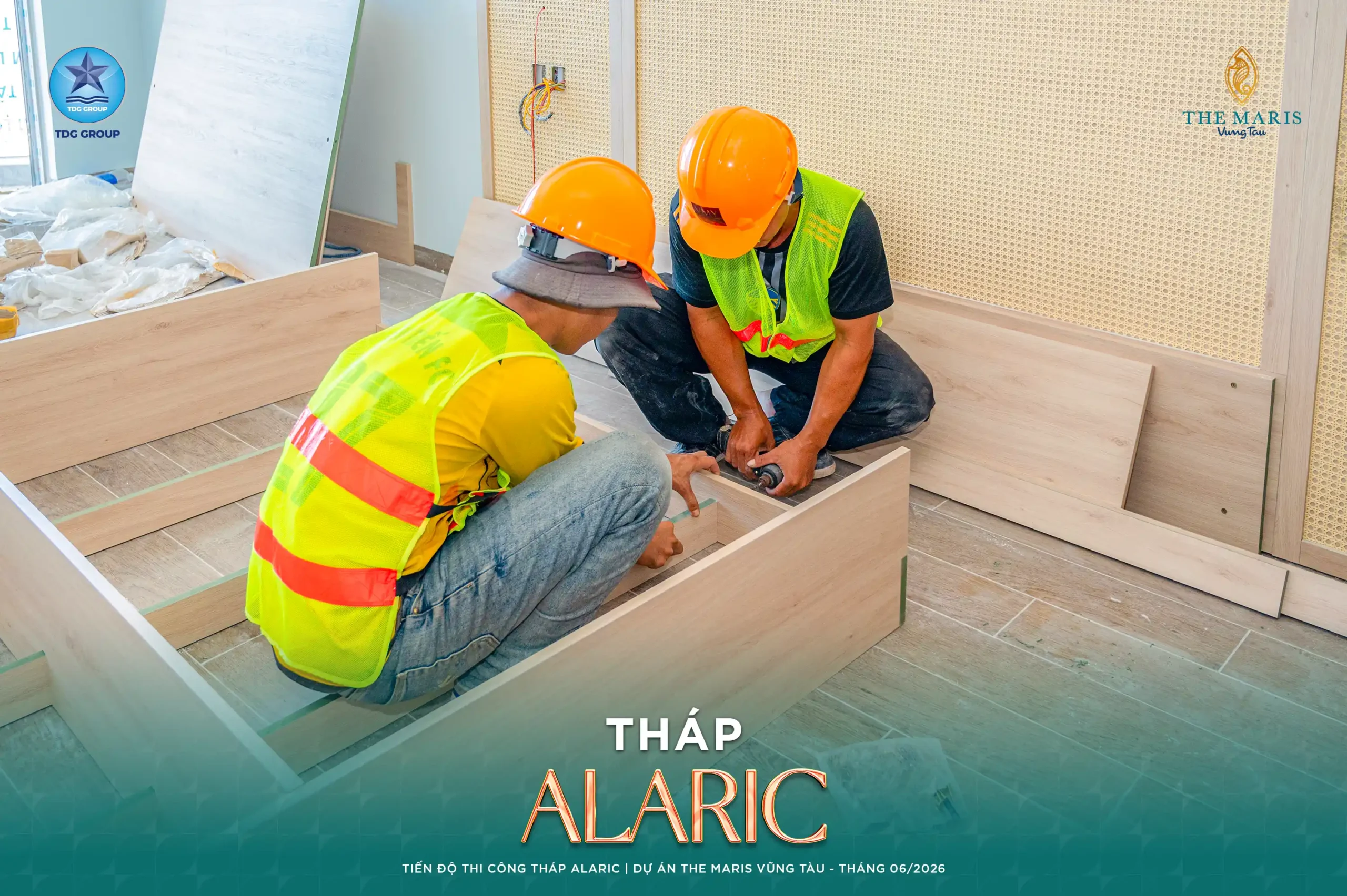 Hoàn thiện nội thất căn hộ tháp Alaric The Maris