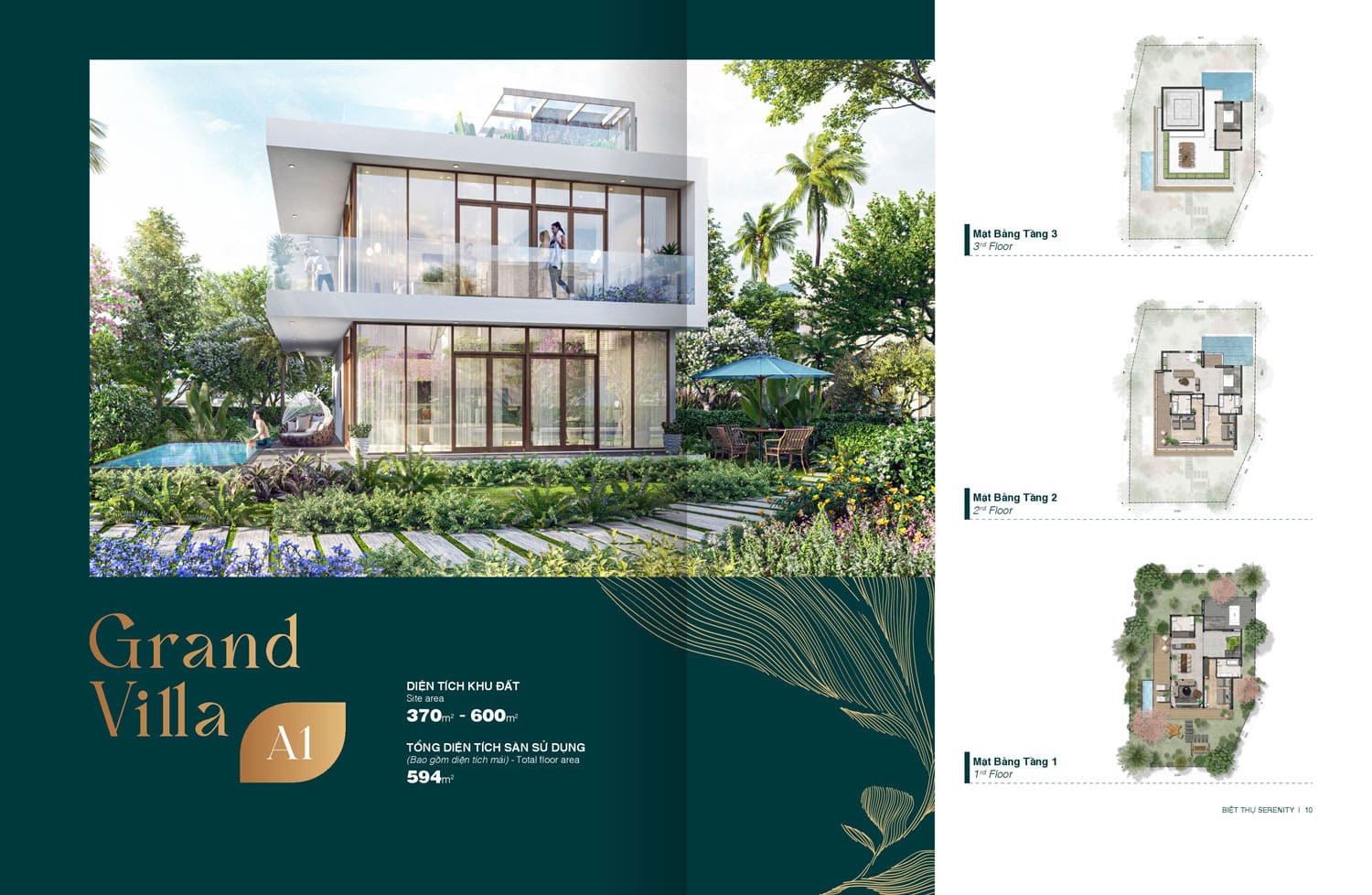 Mẫu A1 Grand Villa – Cresta Beachfront Villas