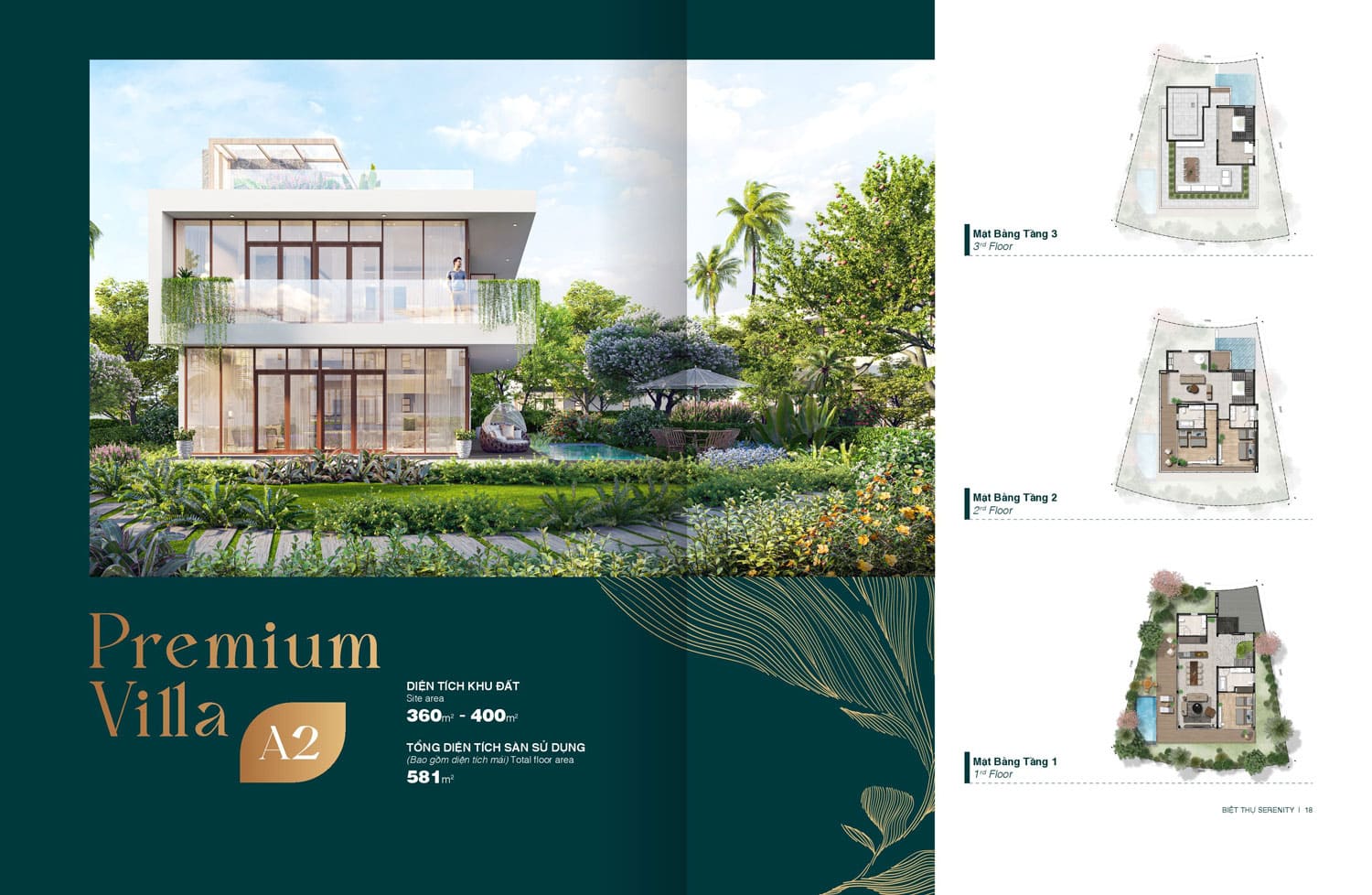 Mẫu A2 Premium Villa – Cresta Beachfront Villas