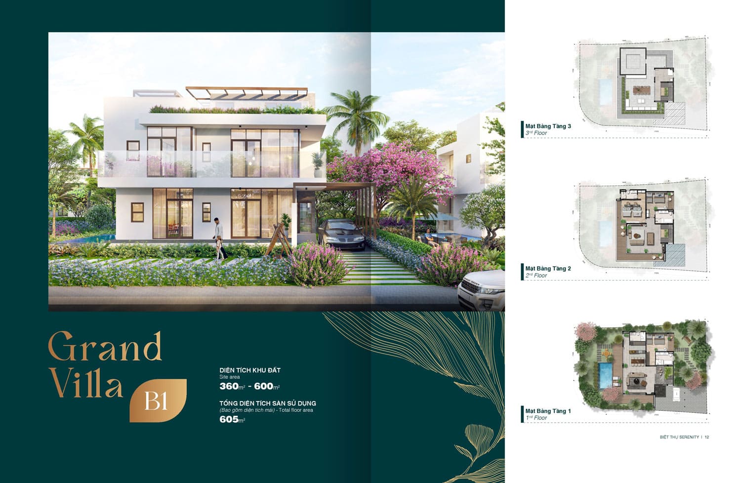 Mẫu B1 Grand Villa – Cresta Beachfront Villas