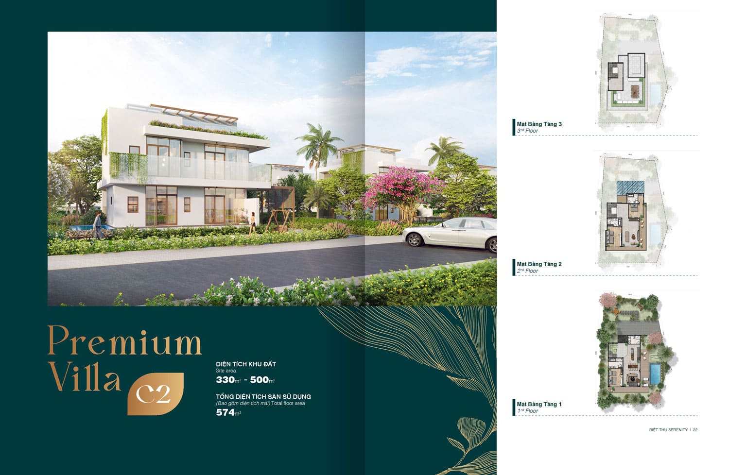 Mẫu C2 Premium Villa – Cresta Beachfront Villas