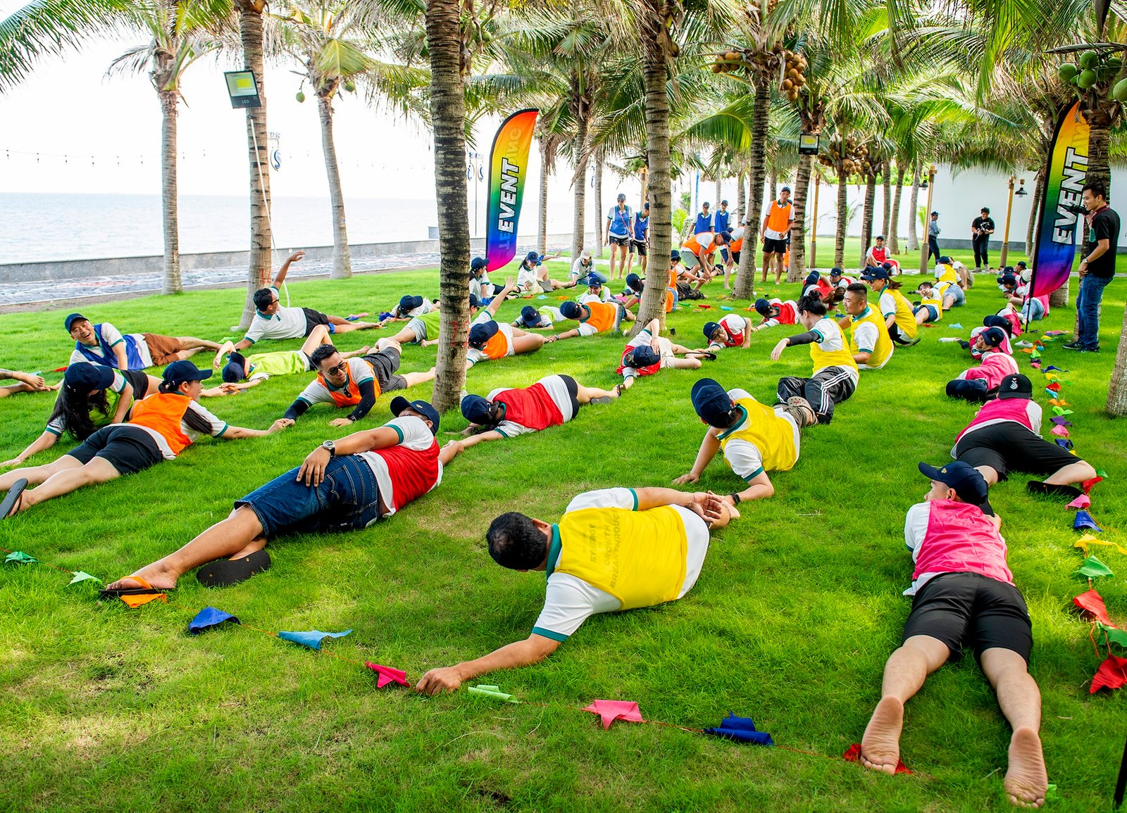 Hoạt động team building trong vườn dừa The Maris Vũng Tàu