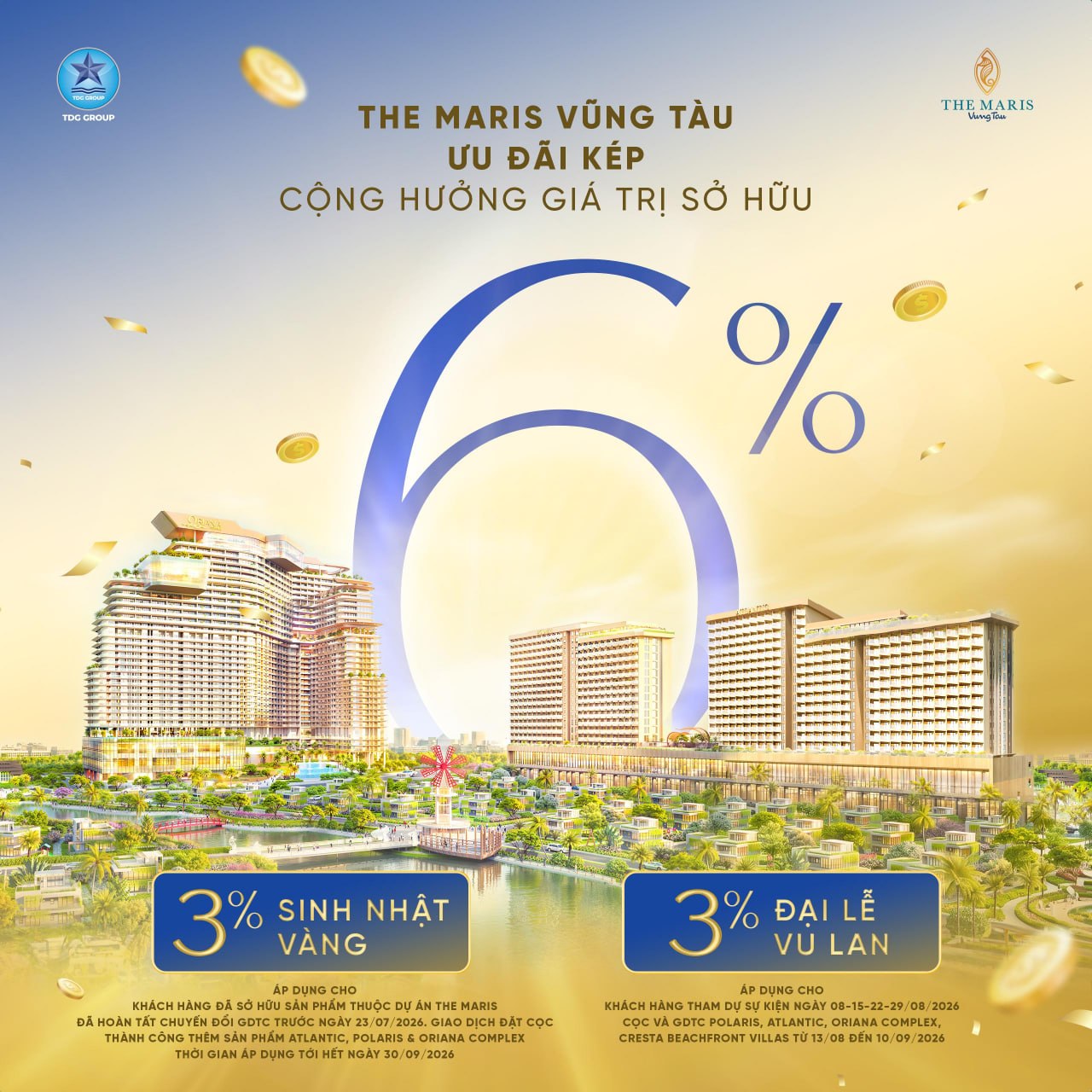 The Maris Vũng Tàu – Ưu Đãi Kép 6%, Cộng Hưởng Giá Trị Sở Hữu Quý 3/2026