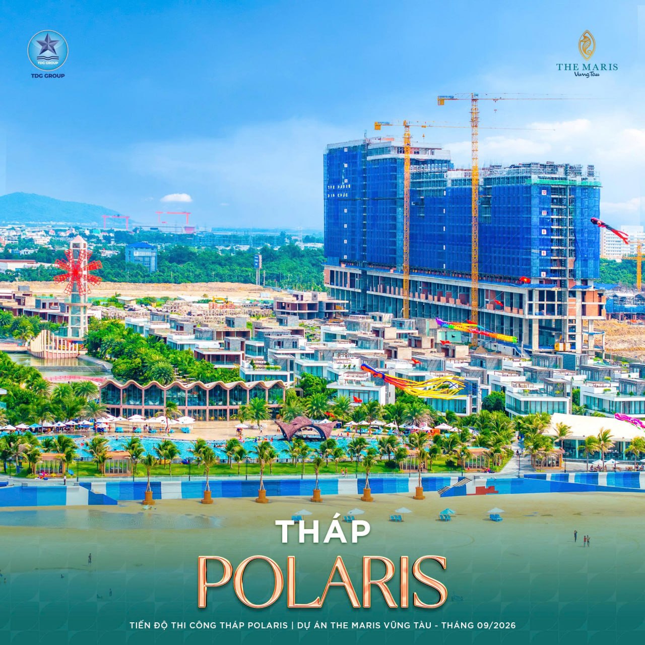 Hoàn thiện tháp Polaris The Maris