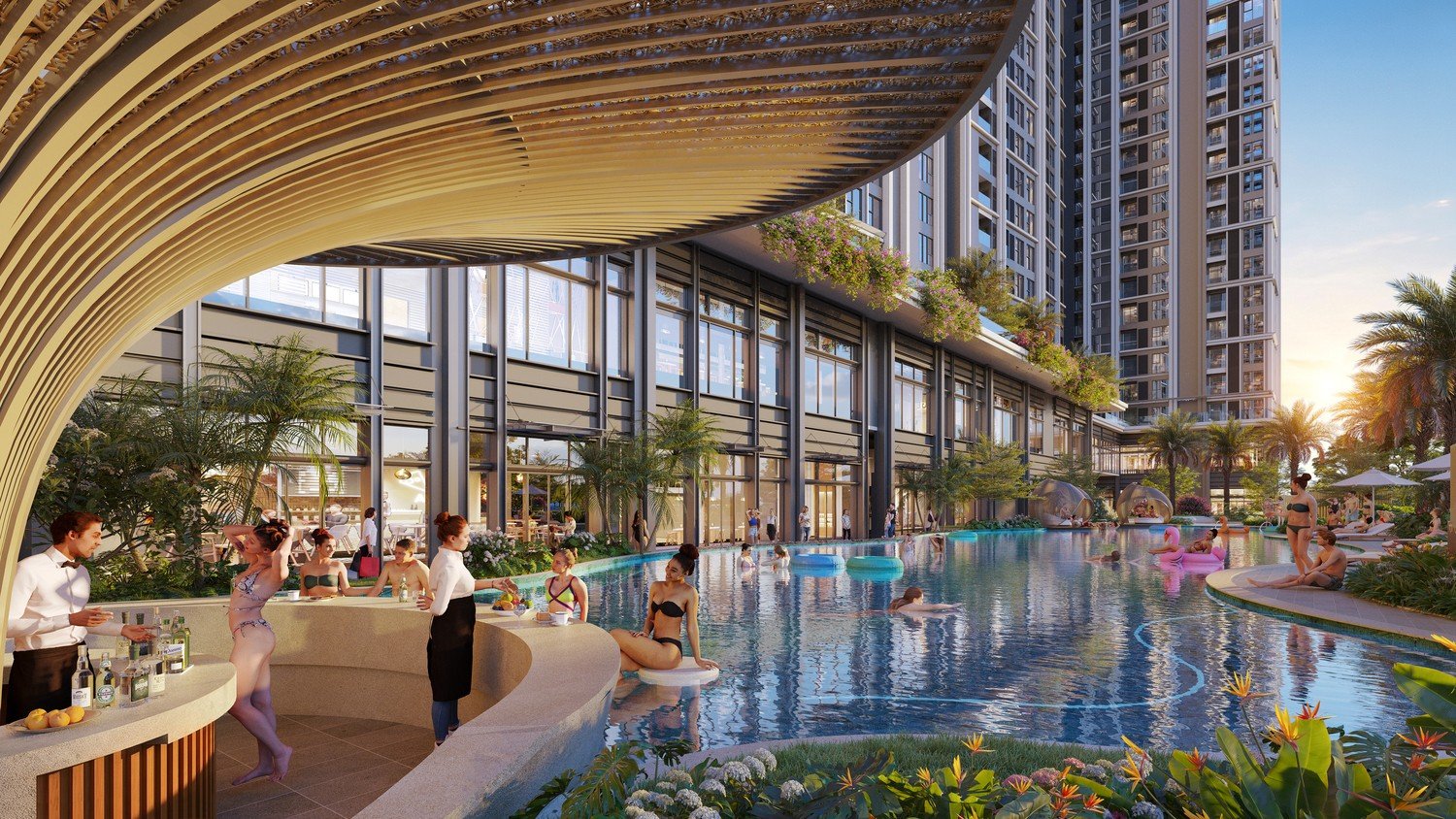 Chuỗi tiện ích giải trí hiện đại tại đô thị biển Blanca City